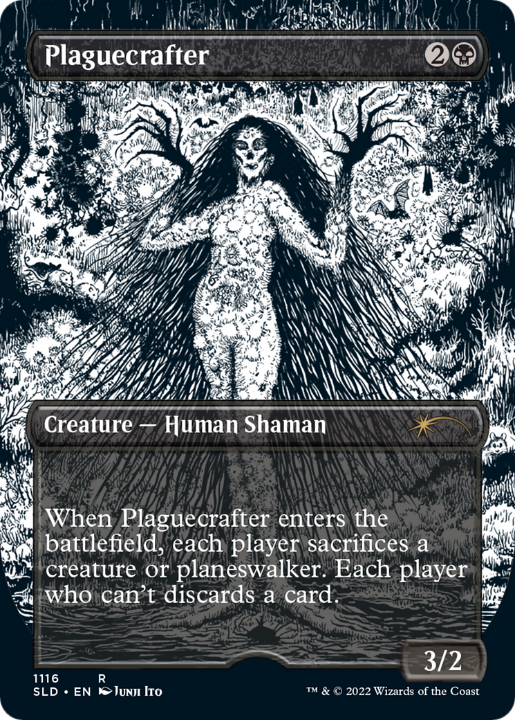 Plaguecrafter (SLD-1116) - Secret Lair Drop (Borderless) - Premium MTG Single from Wizards of the Coast - Just $10.02! Shop now at Game Crave Tournament Store