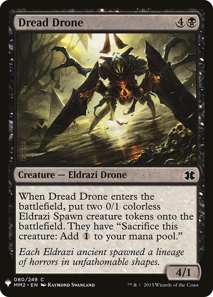 Dread Drone (MB1-635) - Mystery Booster - Premium MTG Single from Wizards of the Coast - Just $0.08! Shop now at Game Crave Tournament Store