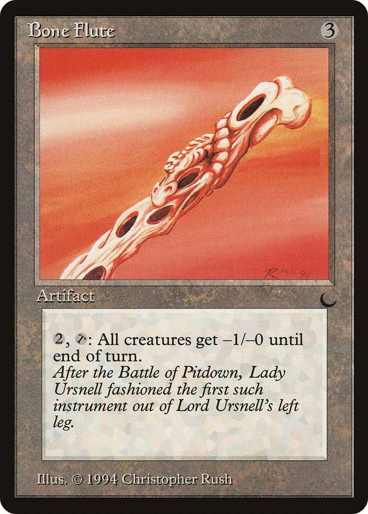 Bone Flute (DRK-097) - The Dark - Premium MTG Single from Wizards of the Coast - Just $0.17! Shop now at Game Crave Tournament Store