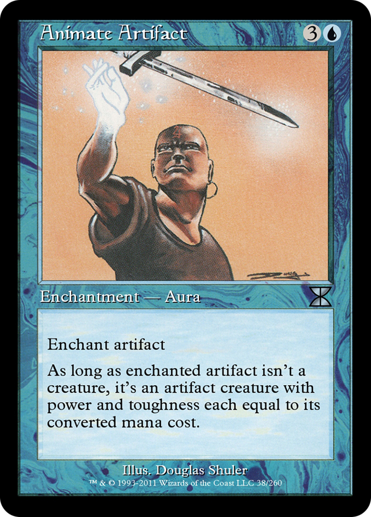 Animate Artifact (ME4-038) - Masters Edition IV Foil - Premium MTG Single from Wizards of the Coast - Just $0! Shop now at Game Crave Tournament Store