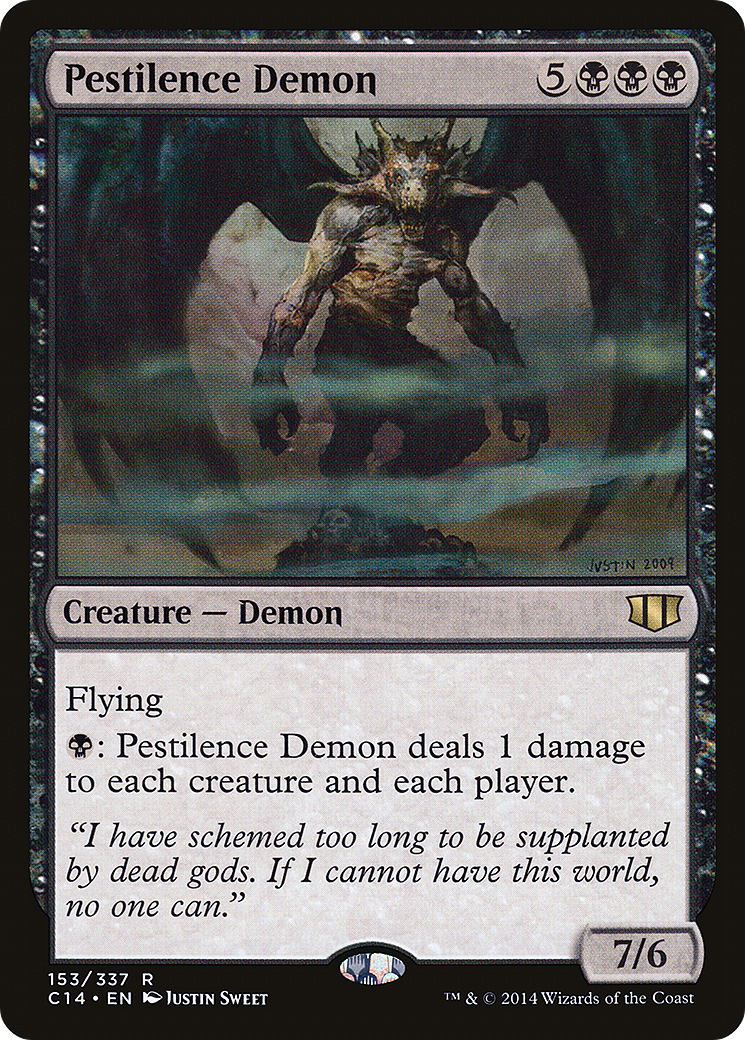 Pestilence Demon (C14-153) - Commander 2014 - Premium MTG Single from Wizards of the Coast - Just $0.12! Shop now at Game Crave Tournament Store