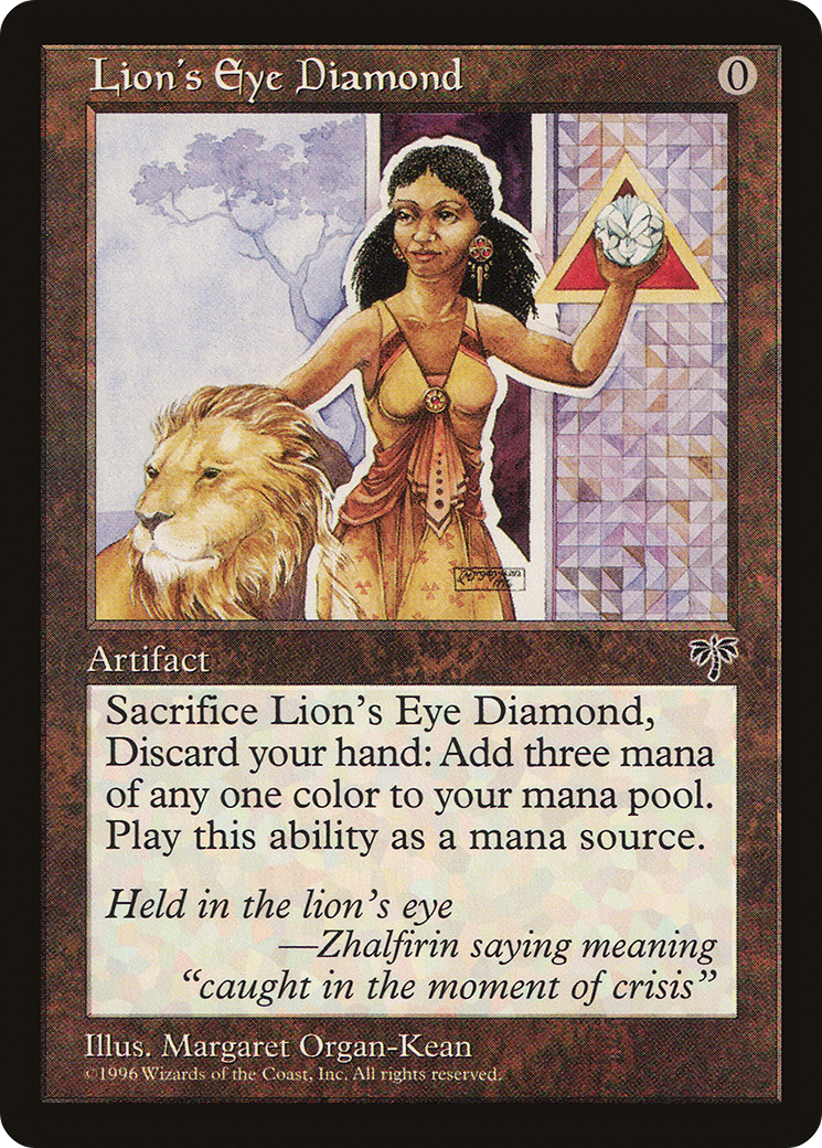 Lion's Eye Diamond (MIR-307) - Mirage - Premium MTG Single from Wizards of the Coast - Just $350.15! Shop now at Game Crave Tournament Store