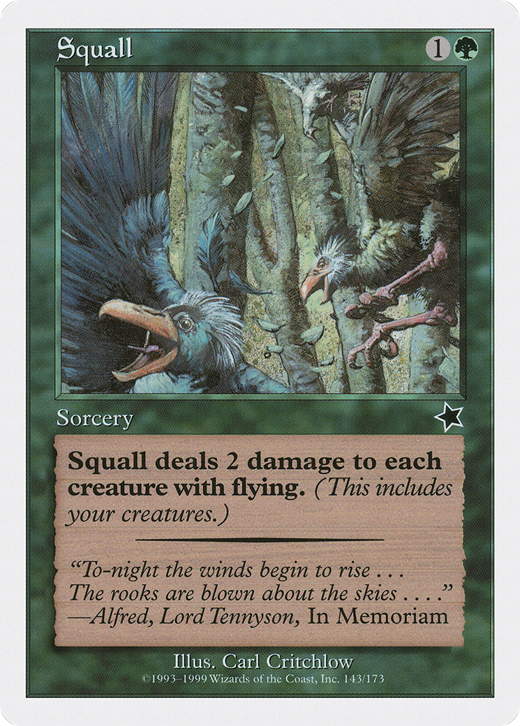 Squall (S99-143) - Starter 1999 - Premium MTG Single from Wizards of the Coast - Just $0.08! Shop now at Game Crave Tournament Store