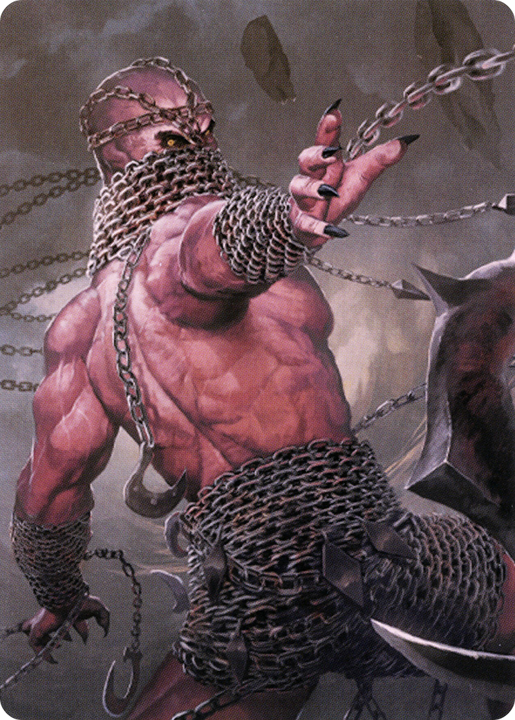 Chain Devil // Chain Devil (ACLB-008) - Battle for Baldur's Gate Art Series (Borderless) - Premium MTG Single from Wizards of the Coast - Just $0! Shop now at Game Crave Tournament Store