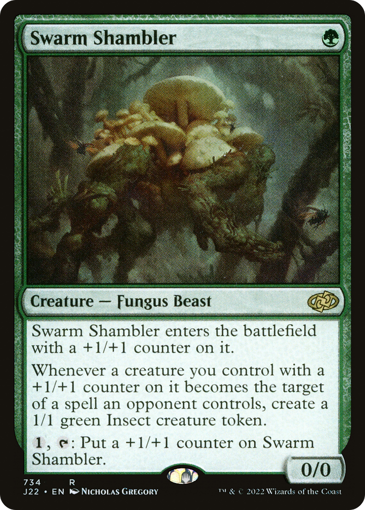 Swarm Shambler (J22-734) - Jumpstart 2022 - Premium MTG Single from Wizards of the Coast - Just $0.08! Shop now at Game Crave Tournament Store