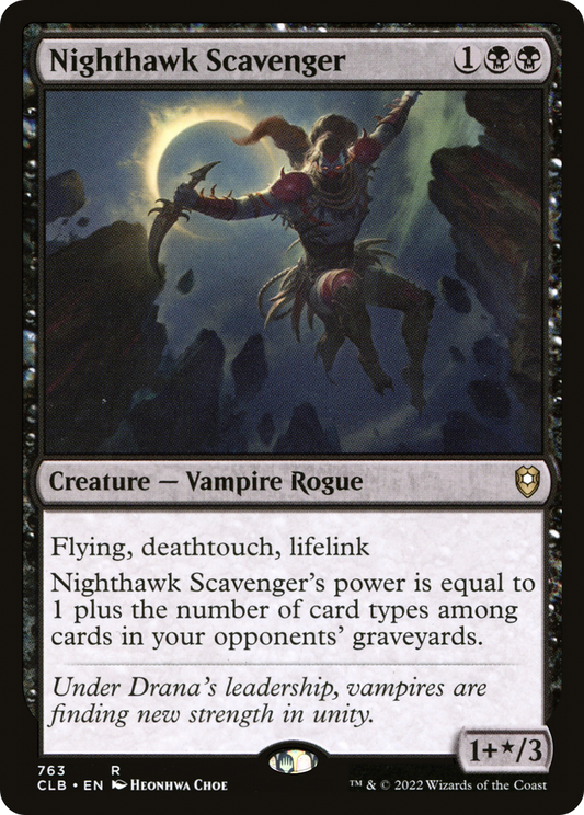 Nighthawk Scavenger (CLB-763) - Commander Legends: Battle for Baldur's Gate - Premium MTG Single from Wizards of the Coast - Just $0.34! Shop now at Game Crave Tournament Store