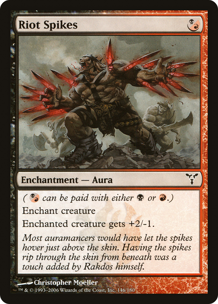 Riot Spikes (DIS-146) - Dissension Foil - Premium MTG Single from Wizards of the Coast - Just $0.08! Shop now at Game Crave Tournament Store