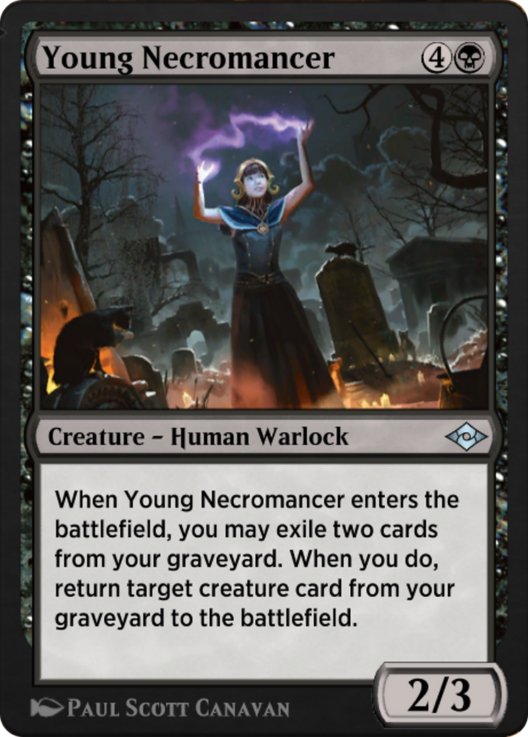 Young Necromancer (J21-406) - Jumpstart: Historic Horizons - Premium MTG Single from Wizards of the Coast - Just $0! Shop now at Game Crave Tournament Store