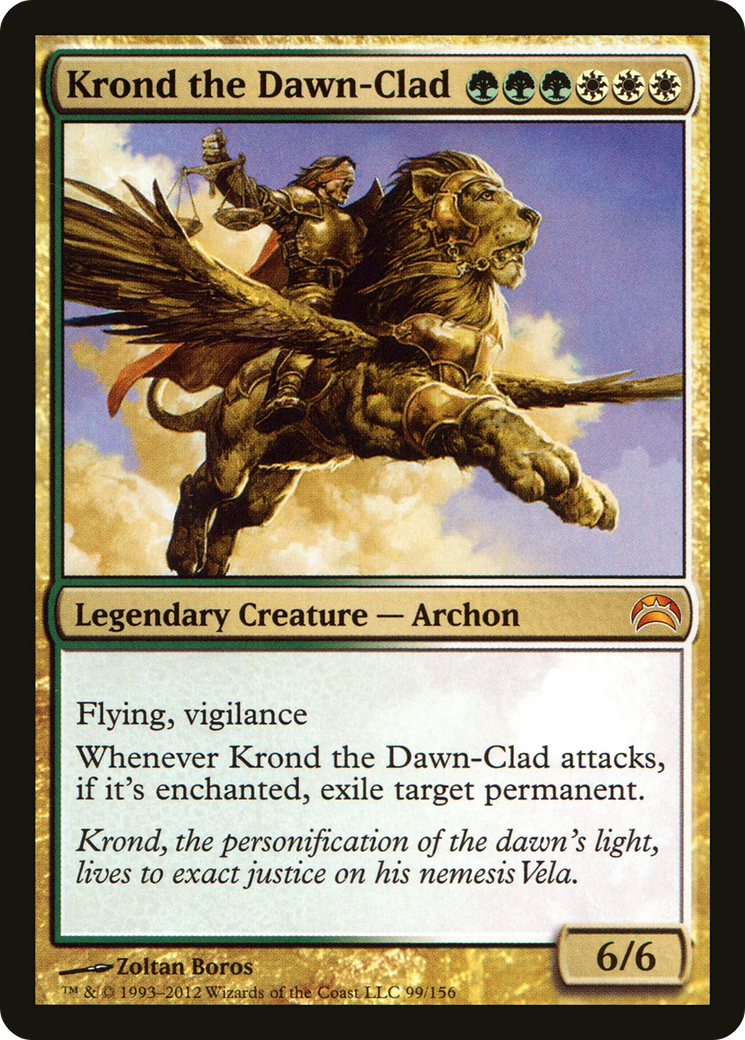 Krond the Dawn-Clad (PC2-099) - Planechase 2012 - Premium MTG Single from Wizards of the Coast - Just $0.21! Shop now at Game Crave Tournament Store