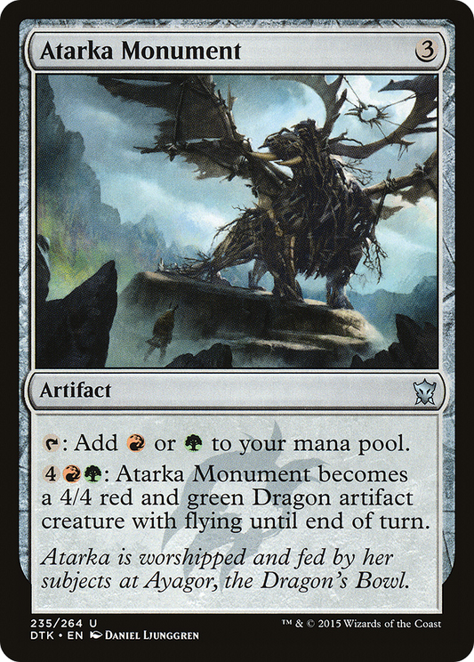Atarka Monument (DTK-235) - Dragons of Tarkir - Premium MTG Single from Wizards of the Coast - Just $0.08! Shop now at Game Crave Tournament Store