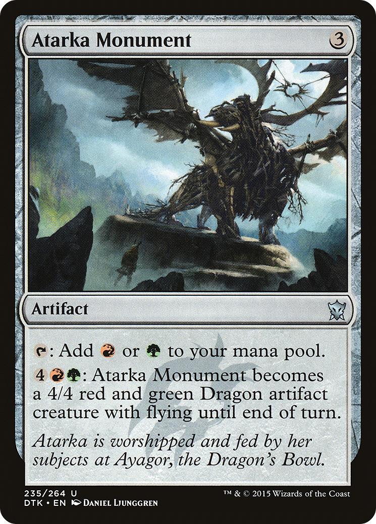 Atarka Monument (DTK-235) - Dragons of Tarkir Foil - Premium MTG Single from Wizards of the Coast - Just $0.10! Shop now at Game Crave Tournament Store