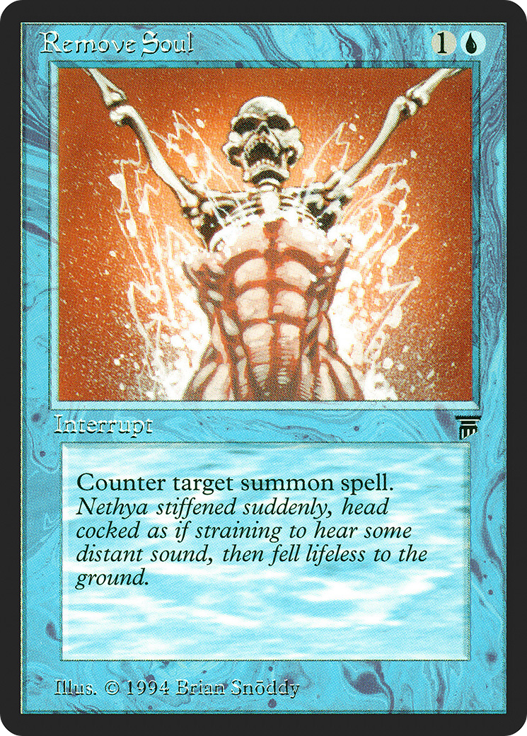 Remove Soul (LEG-072) - Legends - Premium MTG Single from Wizards of the Coast - Just $0.09! Shop now at Game Crave Tournament Store