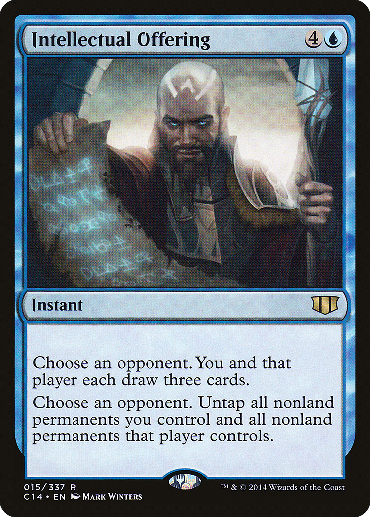 Intellectual Offering (C14-015) - Commander 2014 - Premium MTG Single from Wizards of the Coast - Just $0.14! Shop now at Game Crave Tournament Store