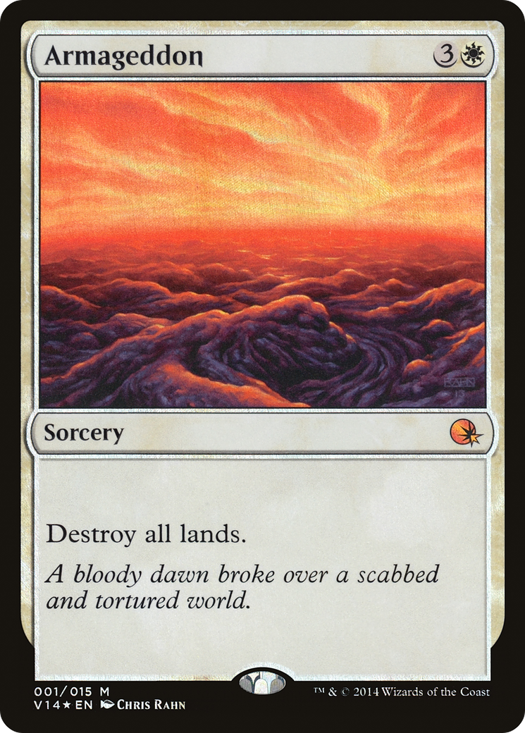 Armageddon (V14-001) - From the Vault: Annihilation Foil - Premium MTG Single from Wizards of the Coast - Just $3.62! Shop now at Game Crave Tournament Store
