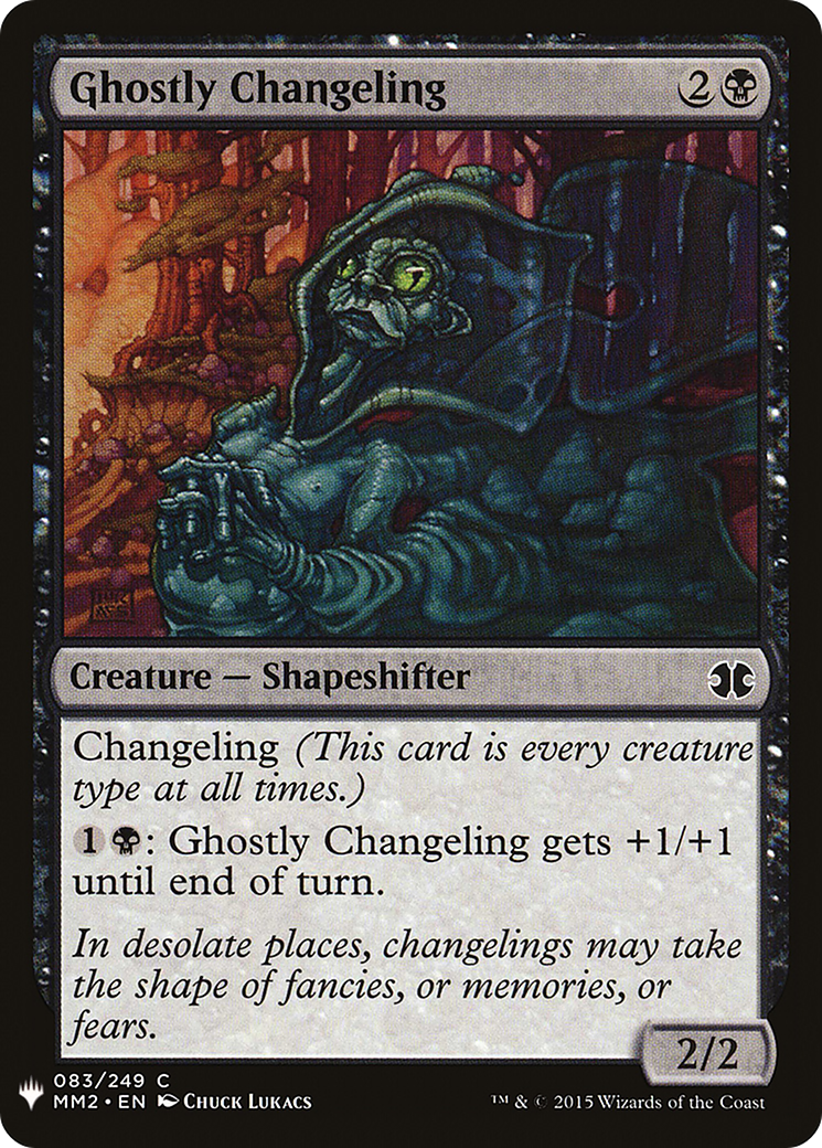 Ghostly Changeling (MB1-667) - Mystery Booster - Premium MTG Single from Wizards of the Coast - Just $0.08! Shop now at Game Crave Tournament Store