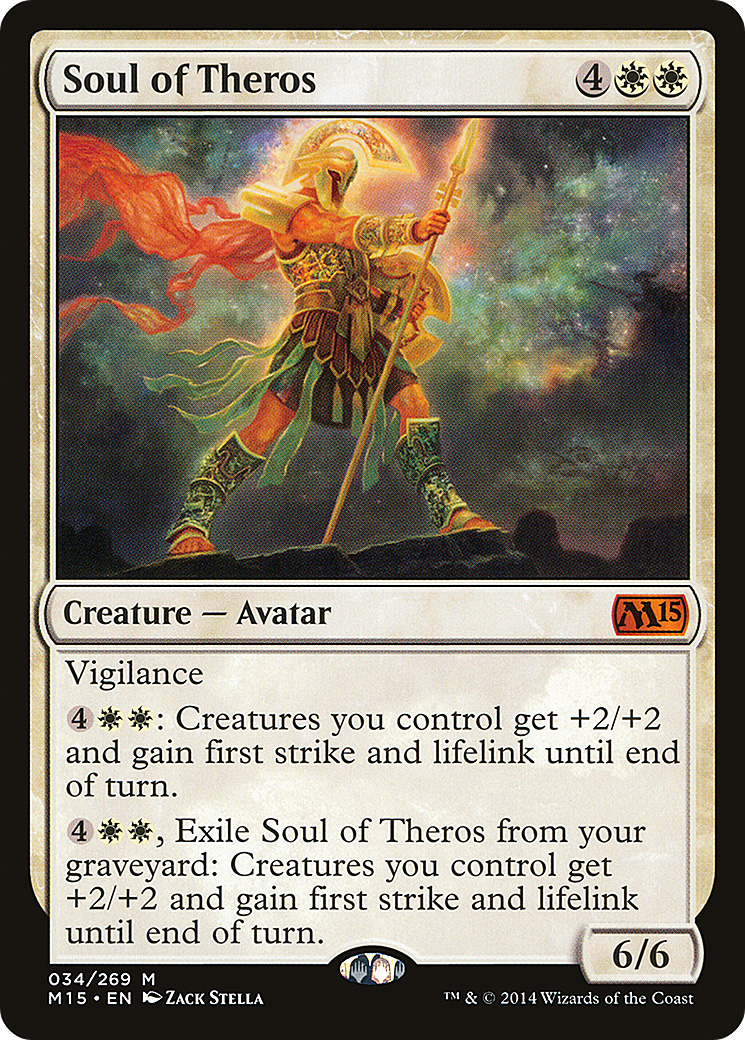 Soul of Theros (M15-034) - Magic 2015 - Premium MTG Single from Wizards of the Coast - Just $0.08! Shop now at Game Crave Tournament Store