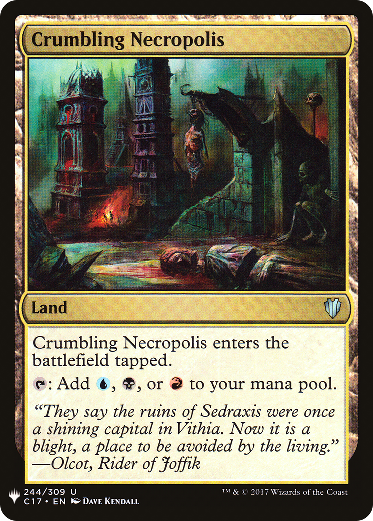 Crumbling Necropolis (MB1-1661) - Mystery Booster - Premium MTG Single from Wizards of the Coast - Just $0.08! Shop now at Game Crave Tournament Store