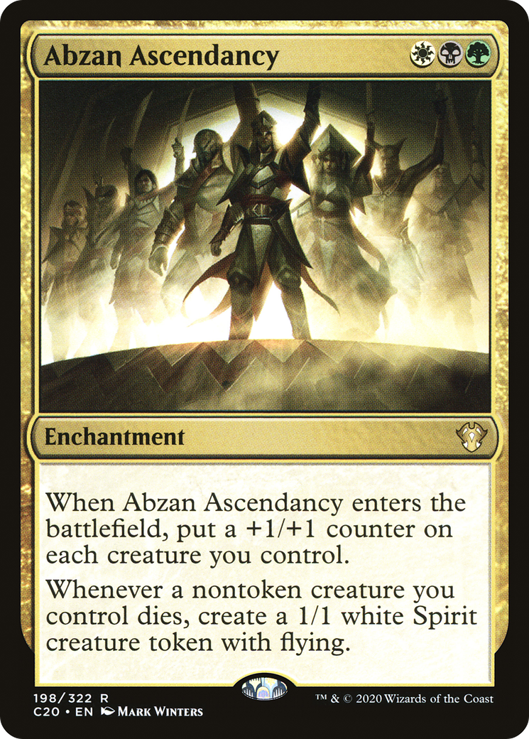 Abzan Ascendancy (C20-198) - Commander 2020 - Premium MTG Single from Wizards of the Coast - Just $0.08! Shop now at Game Crave Tournament Store