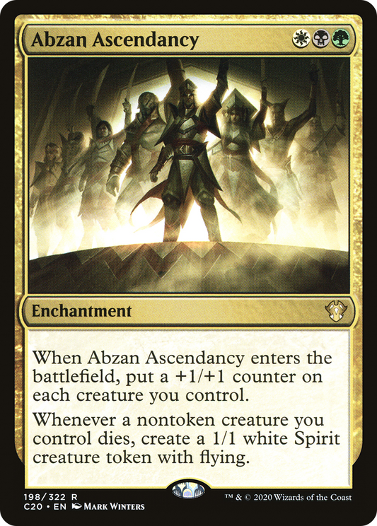 Abzan Ascendancy (C20-198) - Commander 2020 - Premium MTG Single from Wizards of the Coast - Just $0.08! Shop now at Game Crave Tournament Store