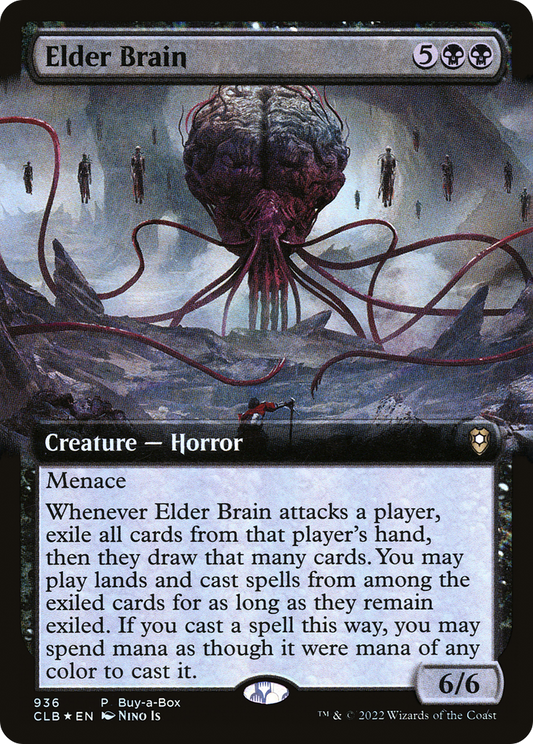 Elder Brain (CLB-936) - Commander Legends: Battle for Baldur's Gate: (Extended Art) Foil - Premium MTG Single from Wizards of the Coast - Just $0.08! Shop now at Game Crave Tournament Store