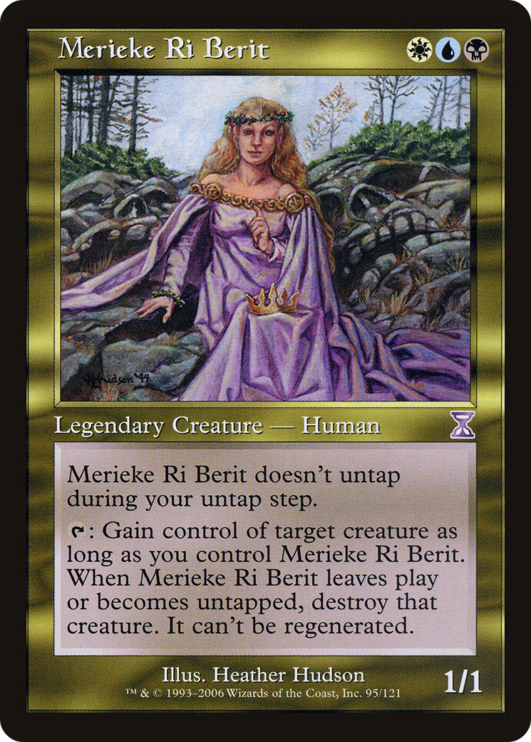 Merieke Ri Berit (TSB-095) - Time Spiral Timeshifted Foil - Premium MTG Single from Wizards of the Coast - Just $8.64! Shop now at Game Crave Tournament Store