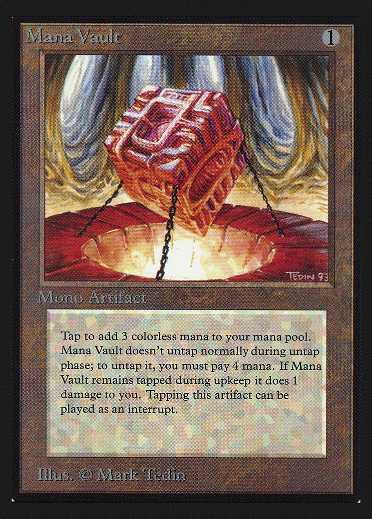 Mana Vault (CEI-260) - Intl. Collectors' Edition - Premium MTG Single from Wizards of the Coast - Just $14.28! Shop now at Game Crave Tournament Store