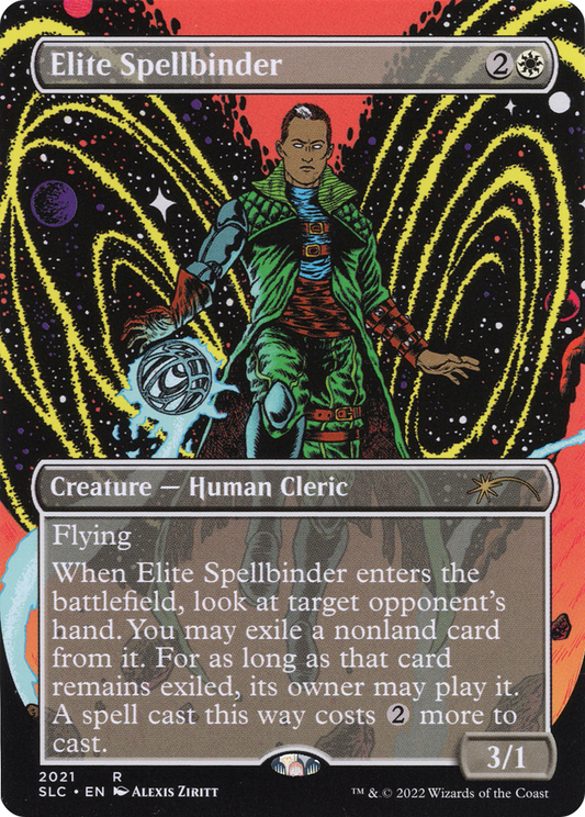 Elite Spellbinder (SLC-2021) - Secret Lair 30th Anniversary Countdown Kit (Borderless) - Premium MTG Single from Wizards of the Coast - Just $0.30! Shop now at Game Crave Tournament Store