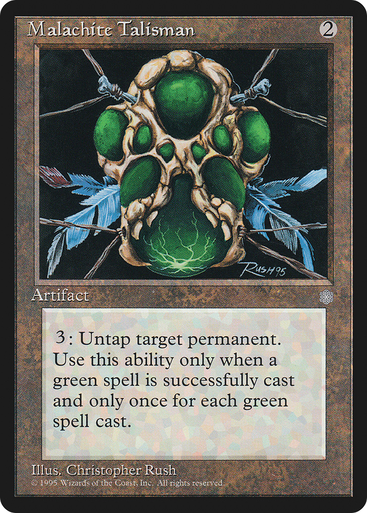 Malachite Talisman (ICE-328) - Ice Age - Premium MTG Single from Wizards of the Coast - Just $0.08! Shop now at Game Crave Tournament Store