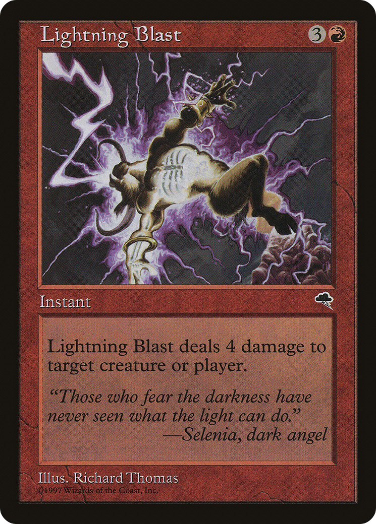 Lightning Blast (TMP-185) - Tempest - Premium MTG Single from Wizards of the Coast - Just $0.25! Shop now at Game Crave Tournament Store