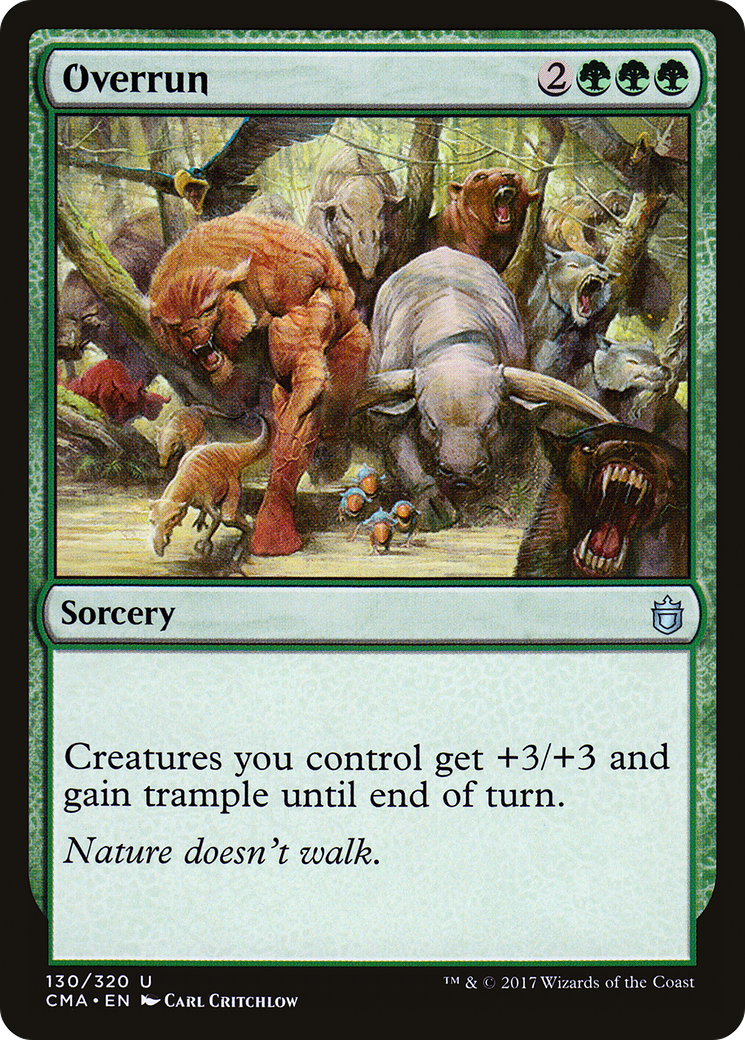 Overrun (CMA-130) - Commander Anthology - Premium MTG Single from Wizards of the Coast - Just $0.08! Shop now at Game Crave Tournament Store