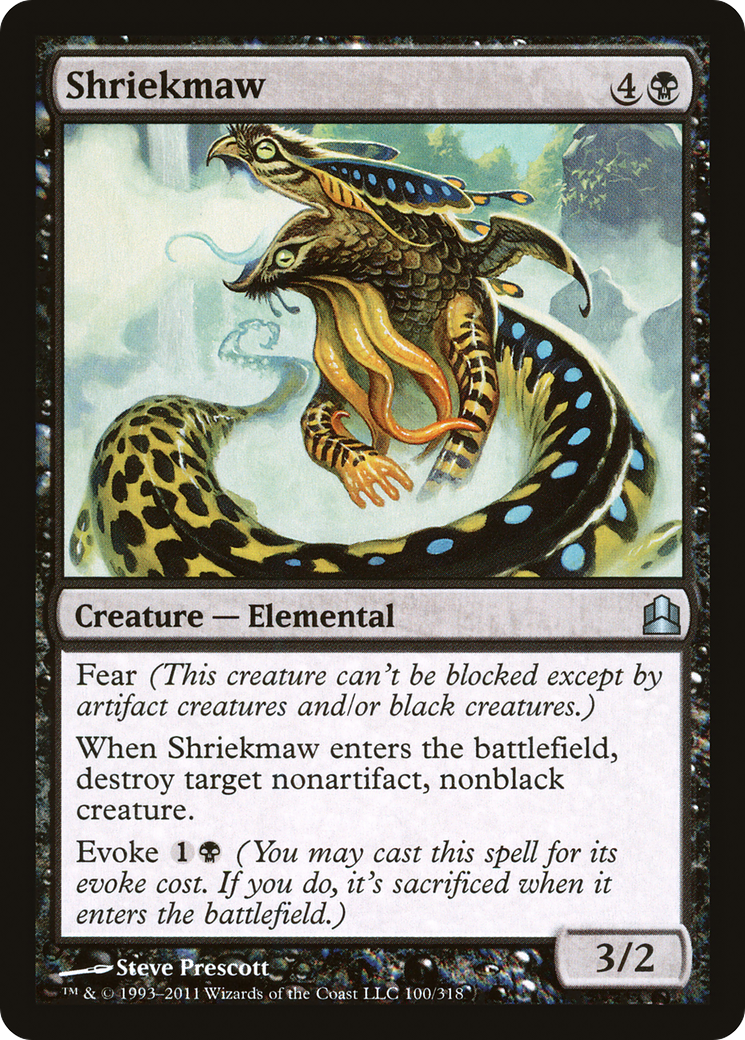 Shriekmaw (CMD-100) - Commander 2011 - Premium MTG Single from Wizards of the Coast - Just $0.09! Shop now at Game Crave Tournament Store