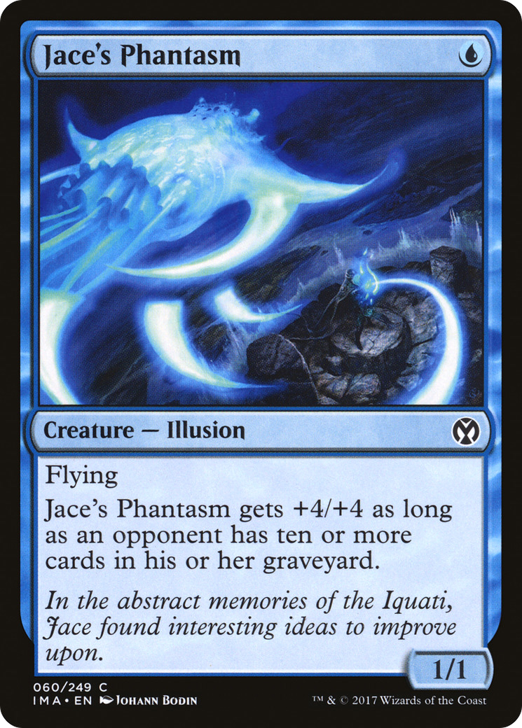 Jace's Phantasm (IMA-060) - Iconic Masters Foil - Premium MTG Single from Wizards of the Coast - Just $0.10! Shop now at Game Crave Tournament Store