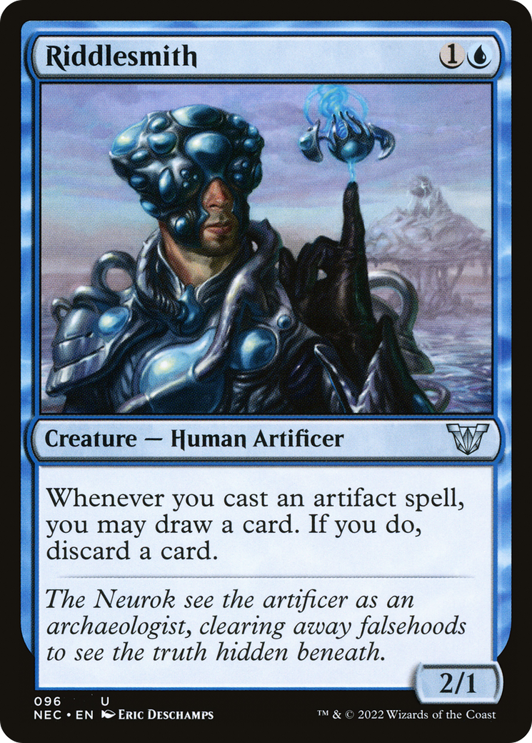 Riddlesmith (NEC-096) - Neon Dynasty Commander - Premium MTG Single from Wizards of the Coast - Just $0.25! Shop now at Game Crave Tournament Store