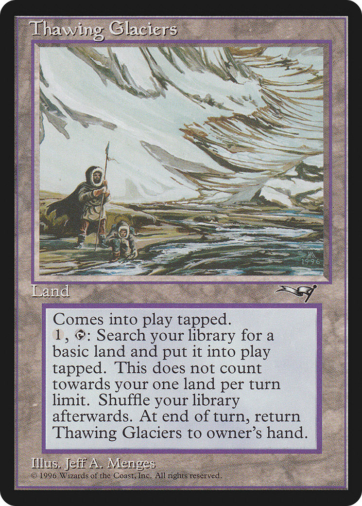 Thawing Glaciers (ALL-144) - Alliances - Premium MTG Single from Wizards of the Coast - Just $4.32! Shop now at Game Crave Tournament Store