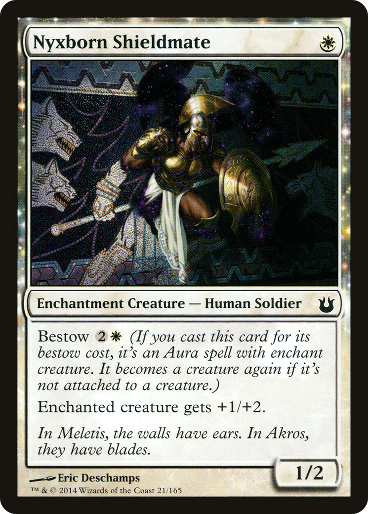 Nyxborn Shieldmate (BNG-021) - Born of the Gods: (nyxtouched) - Premium MTG Single from Wizards of the Coast - Just $0.08! Shop now at Game Crave Tournament Store