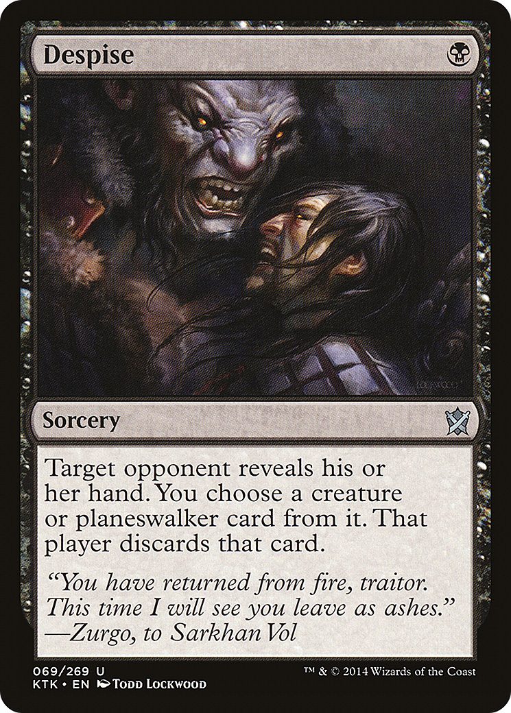 Despise (KTK-069) - Khans of Tarkir Foil - Premium MTG Single from Wizards of the Coast - Just $0.11! Shop now at Game Crave Tournament Store