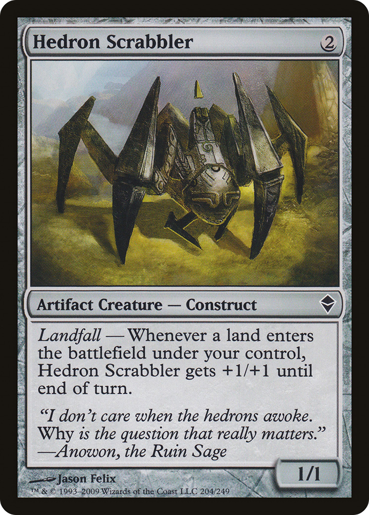 Hedron Scrabbler (ZEN-204) - Zendikar Foil - Premium MTG Single from Wizards of the Coast - Just $0.08! Shop now at Game Crave Tournament Store