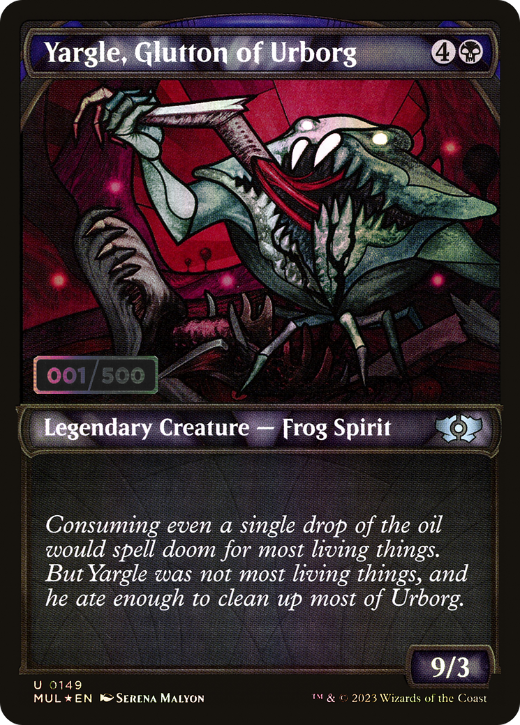 Yargle, Glutton of Urborg (MUL-149Z) - Multiverse Legends: (Showcase) Foil - Premium MTG Single from Wizards of the Coast - Just $28.77! Shop now at Game Crave Tournament Store