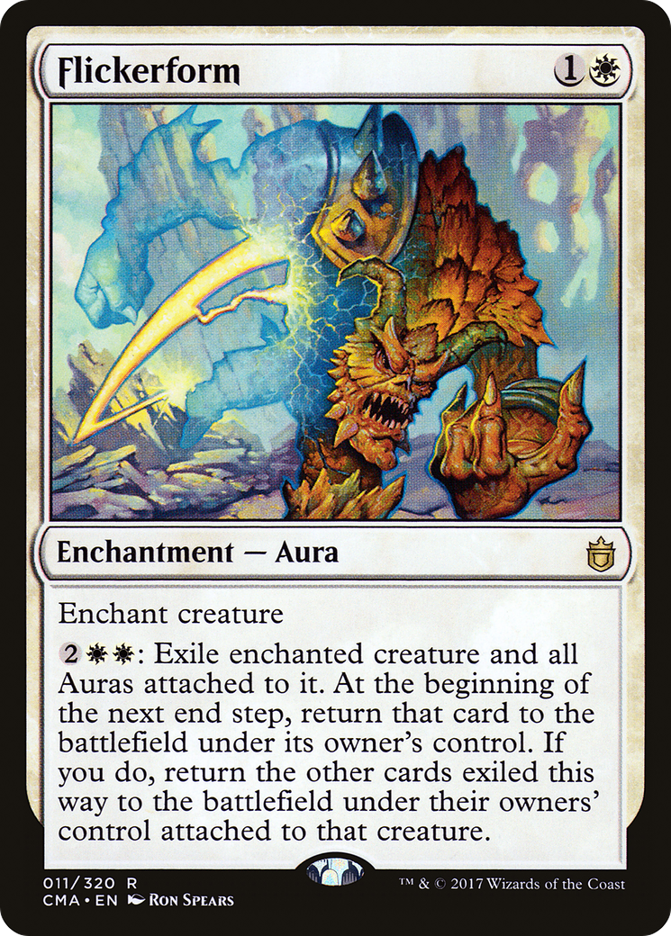 Flickerform (CMA-011) - Commander Anthology - Premium MTG Single from Wizards of the Coast - Just $0.49! Shop now at Game Crave Tournament Store
