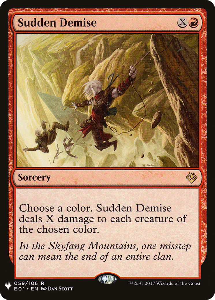 Sudden Demise (MB1-1071) - Mystery Booster - Premium MTG Single from Wizards of the Coast - Just $0.08! Shop now at Game Crave Tournament Store