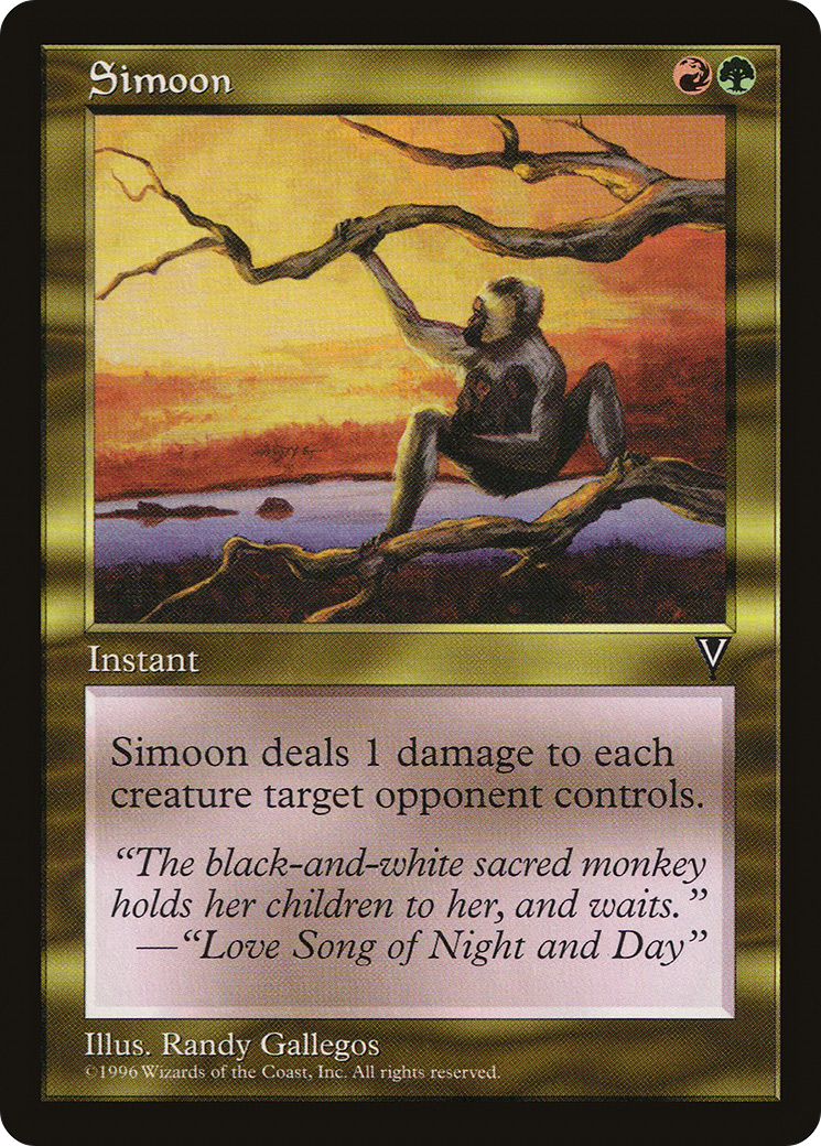 Simoon (VIS-136) - Visions - Premium MTG Single from Wizards of the Coast - Just $0.08! Shop now at Game Crave Tournament Store