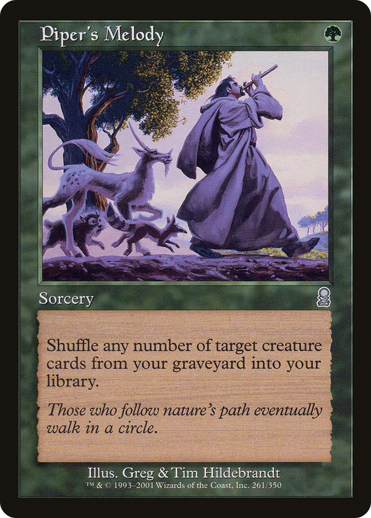 Piper's Melody (ODY-261) - Odyssey - Premium MTG Single from Wizards of the Coast - Just $0.08! Shop now at Game Crave Tournament Store