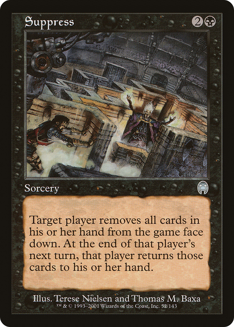 Suppress (APC-052) - Apocalypse Foil - Premium MTG Single from Wizards of the Coast - Just $0.50! Shop now at Game Crave Tournament Store