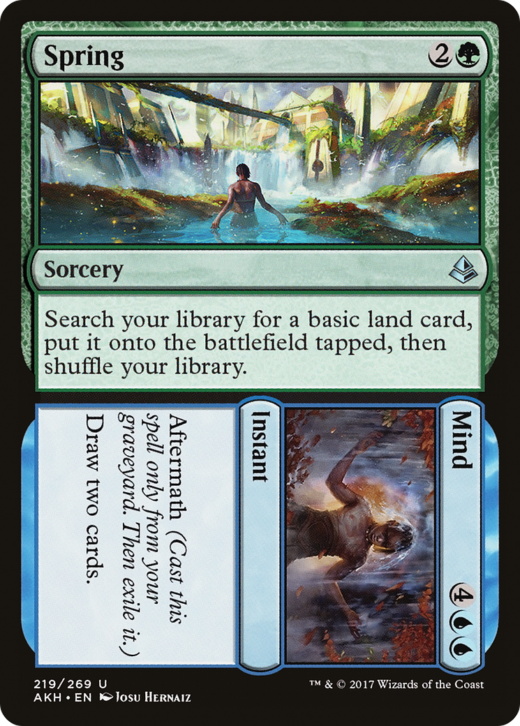 Spring // Mind (AKH-219) - Amonkhet - Premium MTG Single from Wizards of the Coast - Just $0.08! Shop now at Game Crave Tournament Store