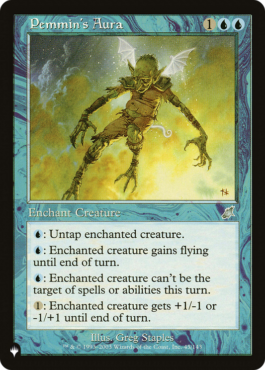 Pemmin's Aura (PLIST-1251) - The List - Premium MTG Single from Wizards of the Coast - Just $5.36! Shop now at Game Crave Tournament Store