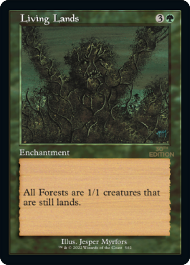 Living Lands (30A-502) - 30th Anniversary Edition - Premium MTG Single from Wizards of the Coast - Just $48! Shop now at Game Crave Tournament Store