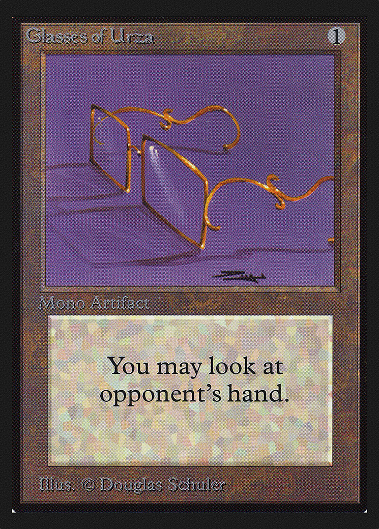 Glasses of Urza (CEI-246) - Intl. Collectors' Edition - Premium MTG Single from Wizards of the Coast - Just $0.96! Shop now at Game Crave Tournament Store