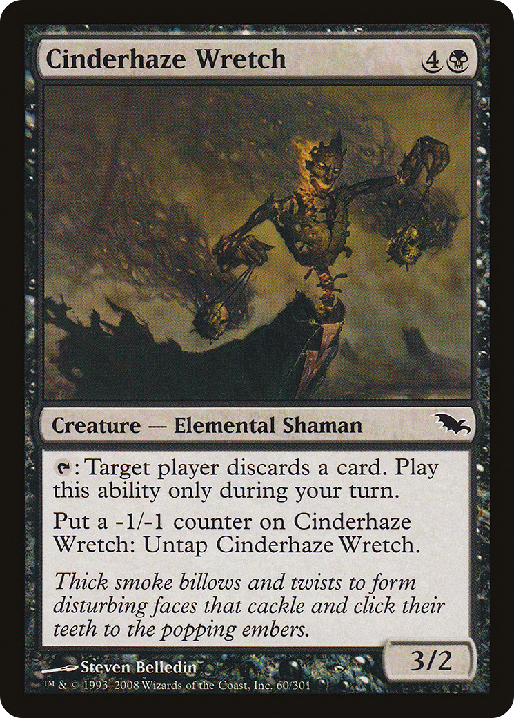 Cinderhaze Wretch (SHM-060) - Shadowmoor - Premium MTG Single from Wizards of the Coast - Just $0.08! Shop now at Game Crave Tournament Store