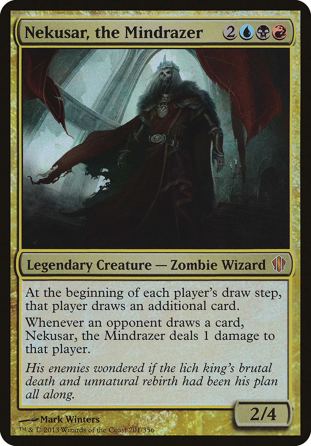 Nekusar, the Mindrazer (OC13-201) - Commander 2013 Oversized Foil - Premium MTG Single from Wizards of the Coast - Just $0.35! Shop now at Game Crave Tournament Store