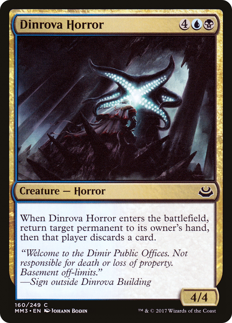 Dinrova Horror (MM3-160) - Modern Masters 2017 - Premium MTG Single from Wizards of the Coast - Just $0.08! Shop now at Game Crave Tournament Store